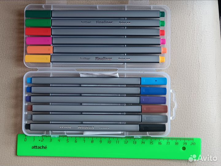 Набор линеров-ручек капиллярных новый
