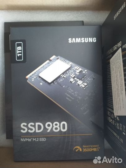 SSD Samsung 980 M.2 2280 1 тб (MZ-V8V1T0BW)