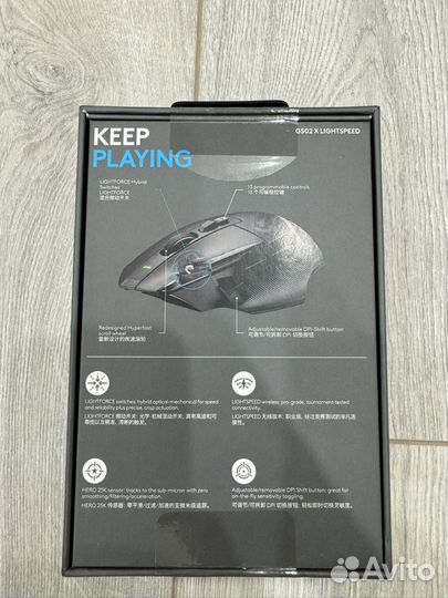 Игровая беспроводная мышь Logitech G502x новая