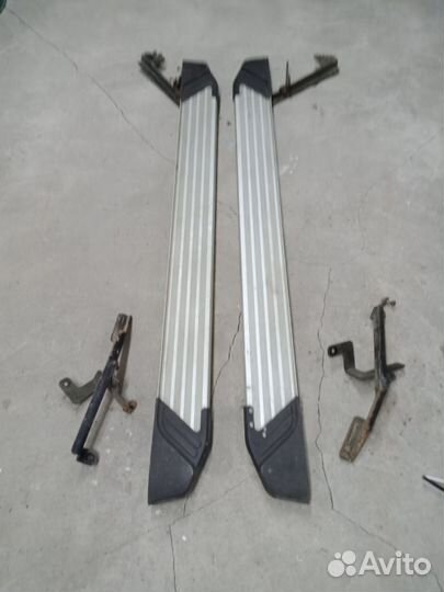 Подножки - пороги Рено duster