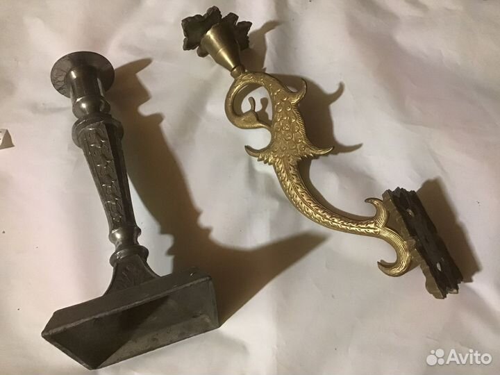 Подсвечник латунь бронза