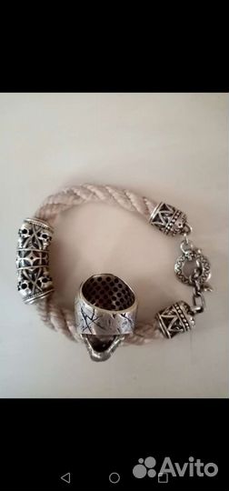 Браслет с кольцом