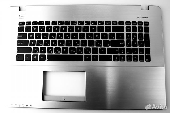 Клавиатура для Asus X750 TopCase p/n: 90NB01K2-R3