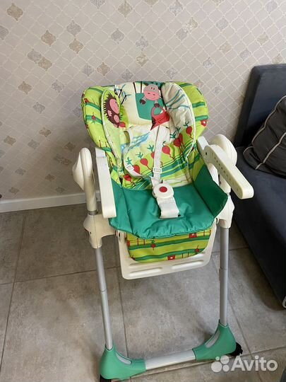 Стульчик для кормления chicco polly