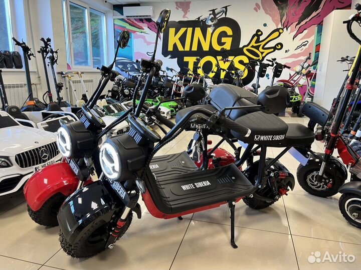 Электроскутер White SIberia Mini R 2.1 Pro/Black