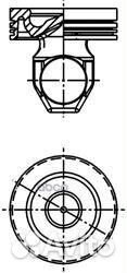 Поршнекомплект составной Scania dс 16 Euro4/5