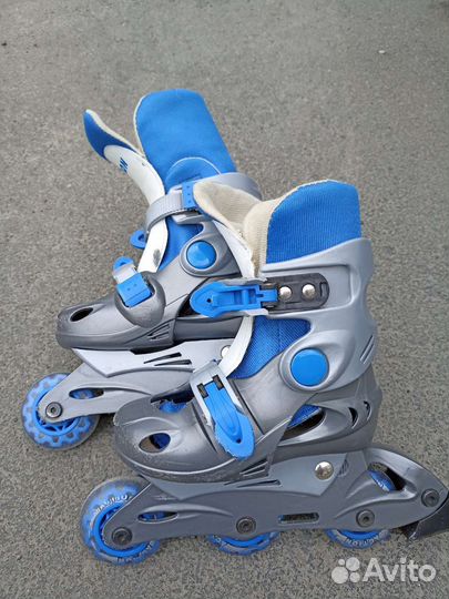Роликовые коньки детские раздвижные