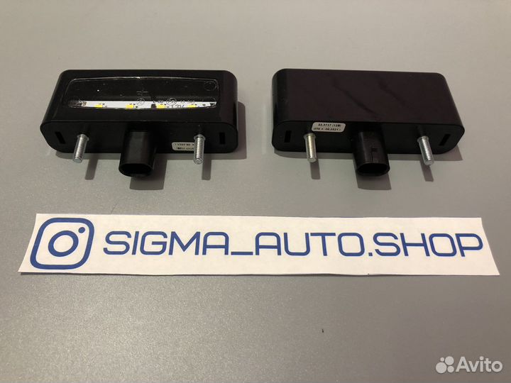 Диодная подсветка номера, LED фонари 24в