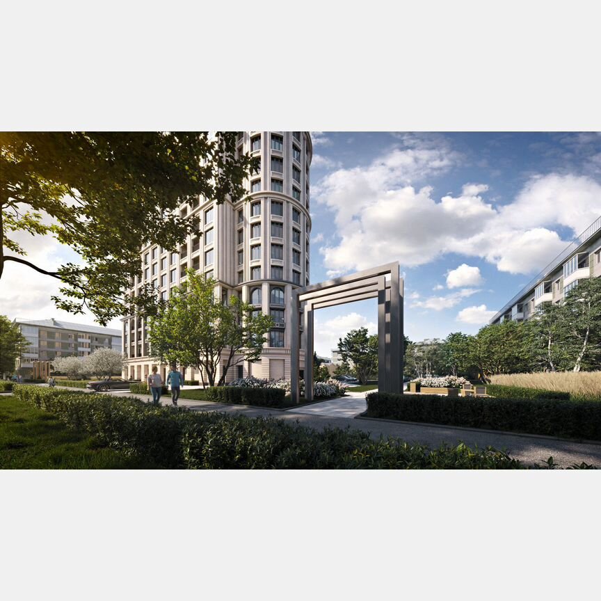 2-к. квартира, 56,7 м², 4/25 эт.