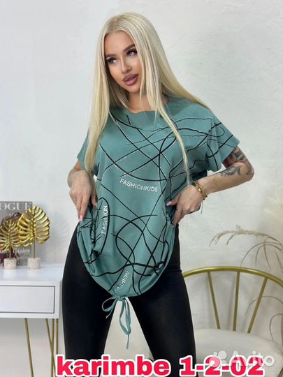 Футболка с завязками большие размеры