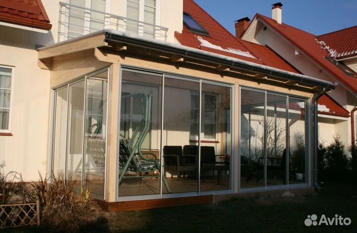 Остекление террасы, веранды. Рассрочка