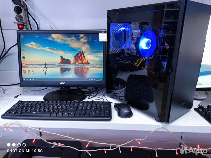 Современный игровой Core I5-10400/16ddr4/RX570 8gb