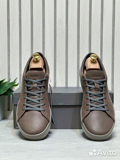 Кеды мужские ecco кожаные