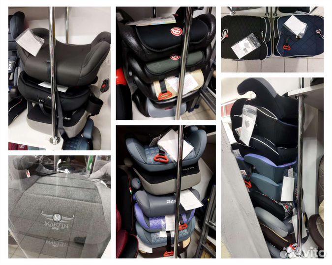 Бустер - автокресло новый, с адаптером и без