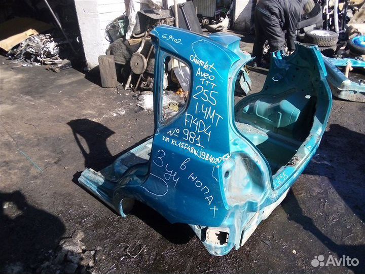 Крыло заднее Chevrolet Aveo T 255 хэтчбек F14D4