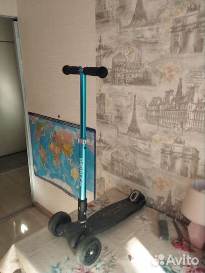 Самокат детский трехколесный бу