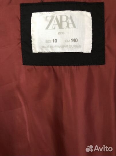 Пуховик Zara 140