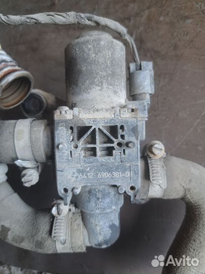 Клапан печки в сборе с трубками BMW E65