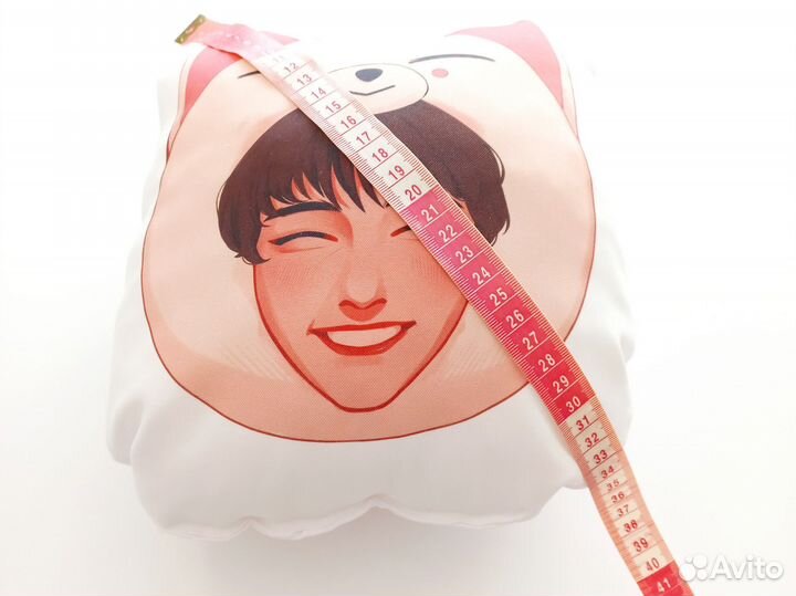 Чиби голова подушка