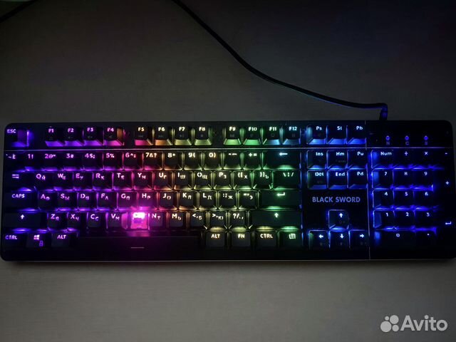 Проводная клавиатура dexp Black Sword RGB купить в Пскове | Электроника ...