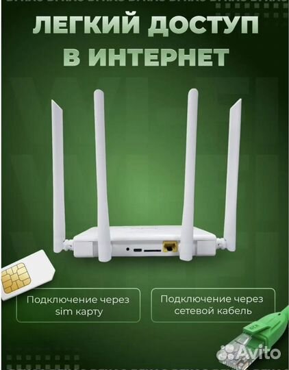 Роутер 4g сим-кат Wi-Fi точка доступа CPE R103