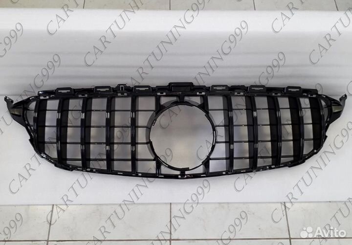 Решетка радиатора AMG GT Mercedes C 205 черная