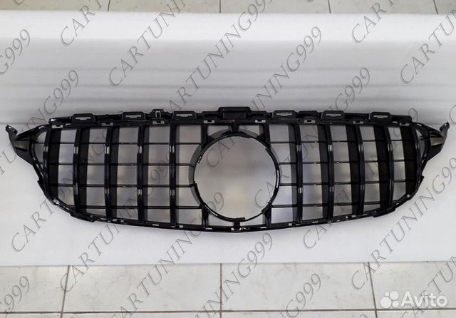 Решетка радиатора AMG GT Mercedes C 205 черная
