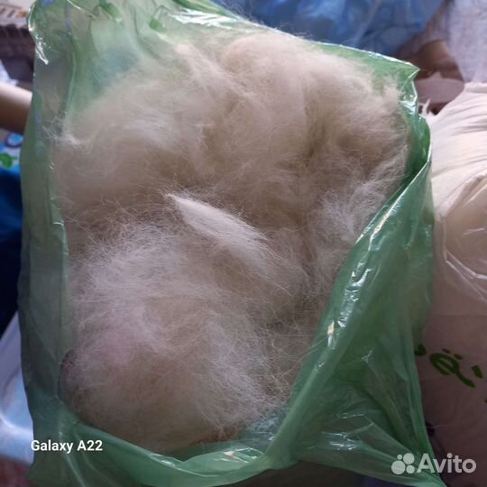 Собачья шерсть пух