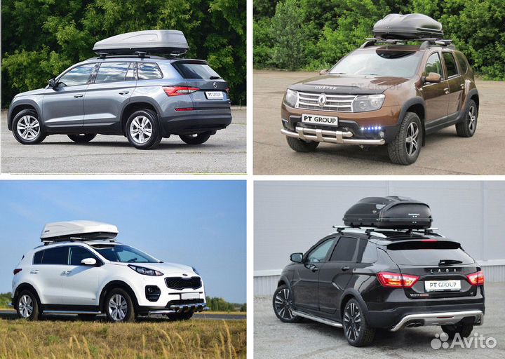 Автобокс на крышу Шевроле Круз