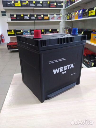 Westa 55 Ah 480 CCA Азия