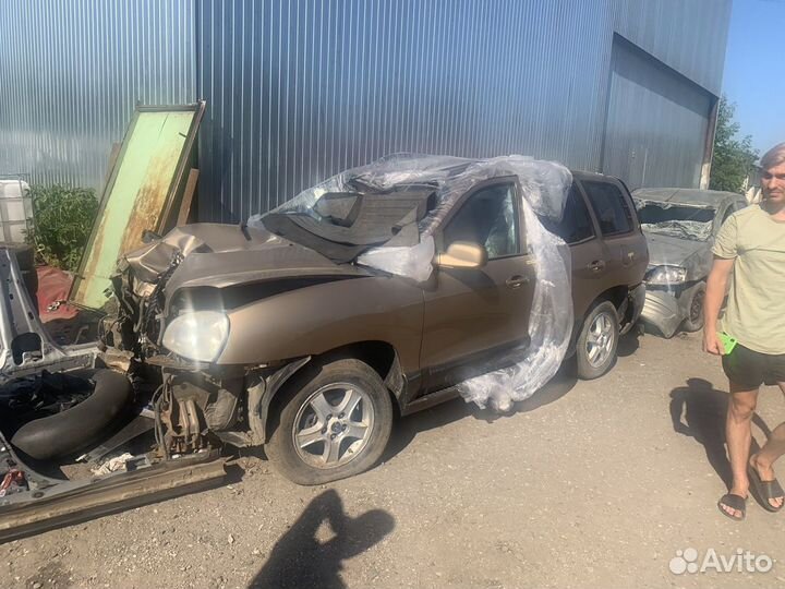 Привод передний левый Santa fe classik Hyundai