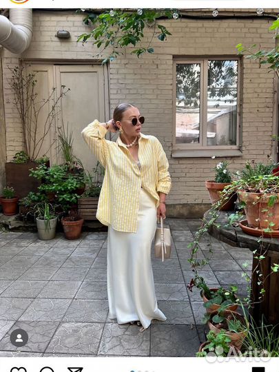 Юбка-годе макси befree атласная