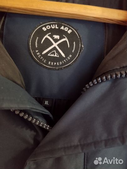 Пуховик зимний мужской удлиненный