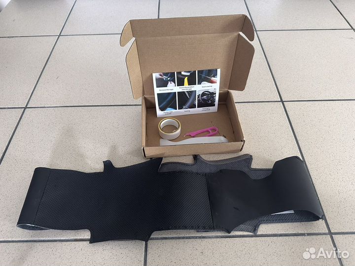 Оплетка на руль Santa Fe 3 dm