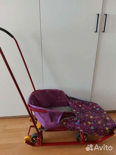 Санки коляска nika