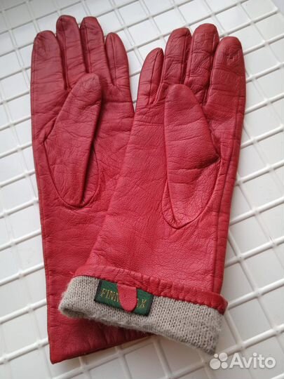 Перчатки кожаные женские новые