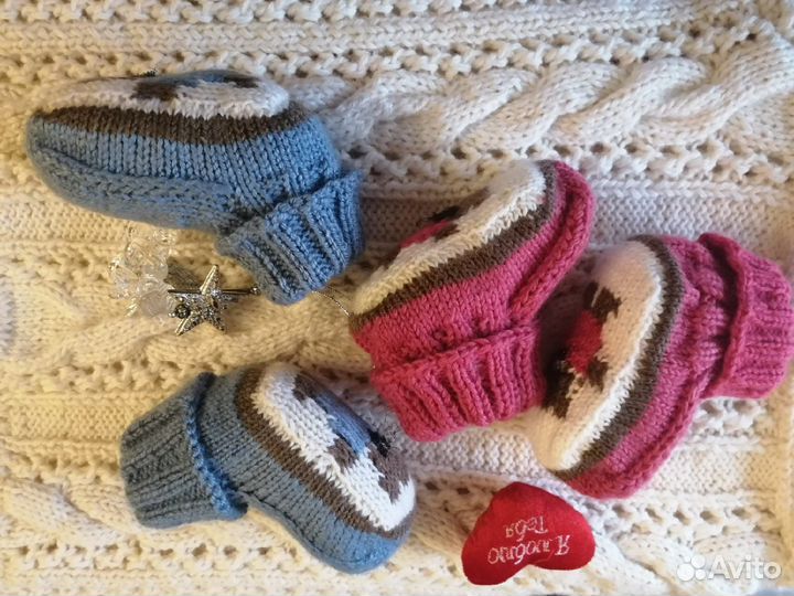 Тепленькие шапочки для малышей и постарше)