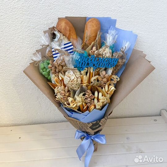 Мужские букеты съедобные