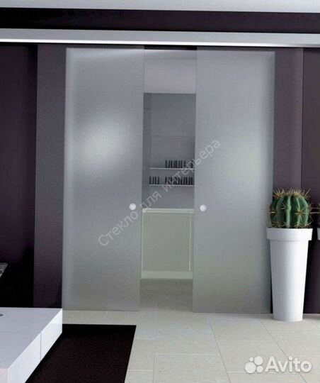 Стеклянные двери межкомнатные