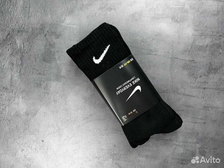 Носки nike everyday черные