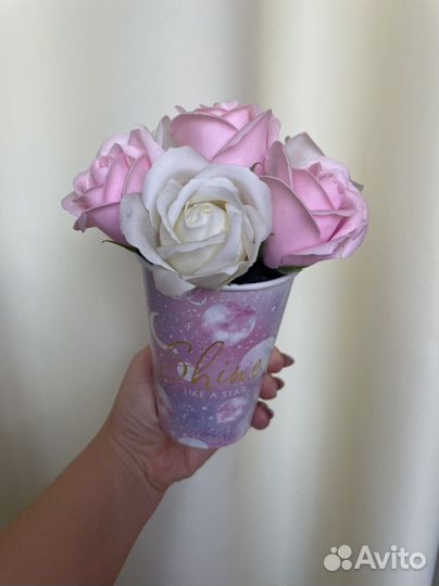 Букет цветов из мыла