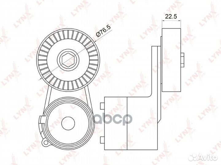 Натяжитель ремня навесного оборудования PT3032