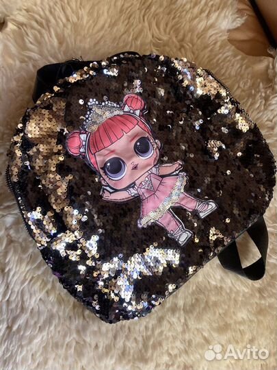 Рюкзак с паетками