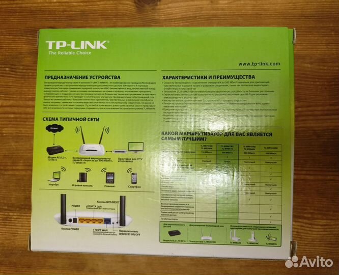 Wifi роутер tp link 841