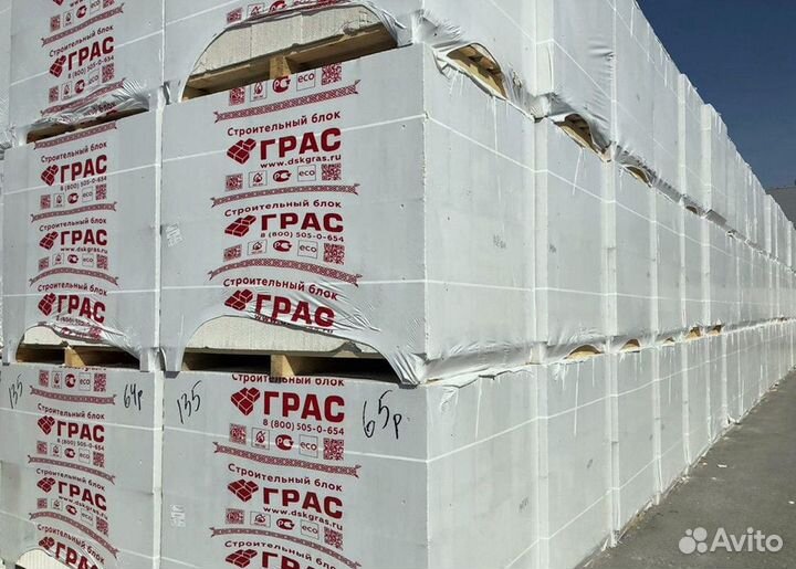 Газоблок Грас D400 B2.0