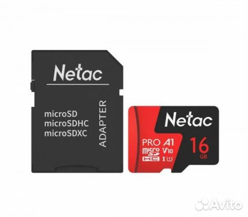 Карта MicroSD Netac P500 Extreme Pro на 16GB