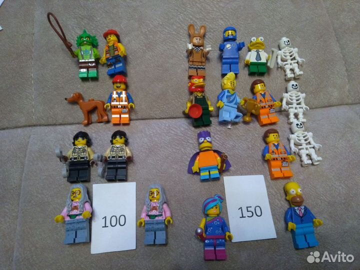 Lego минифигурки из разных серий