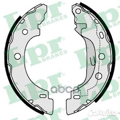 Колодки тормозные барабанные 07330 Lpr
