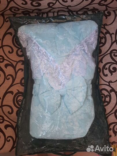 Конверт одеяло на выписку весна/осень