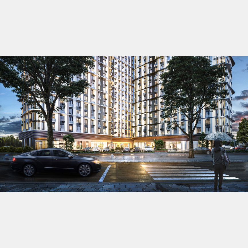 Квартира-студия, 23,7 м², 2/21 эт.